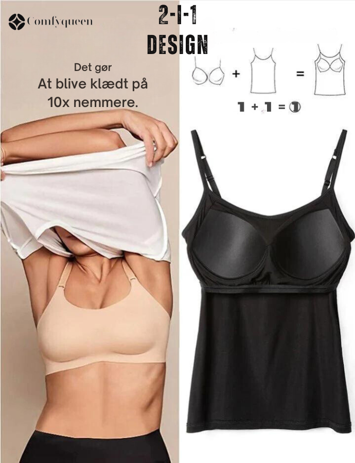 Comfy top - Indbygget Bh