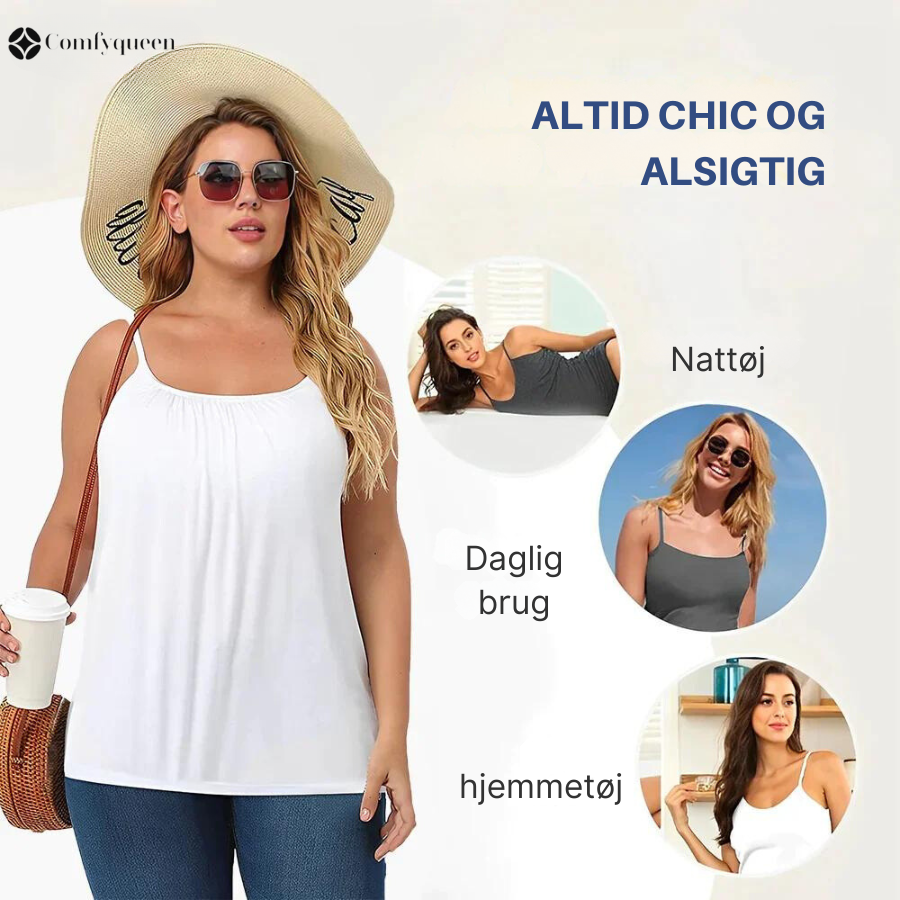 Comfy top - Indbygget Bh