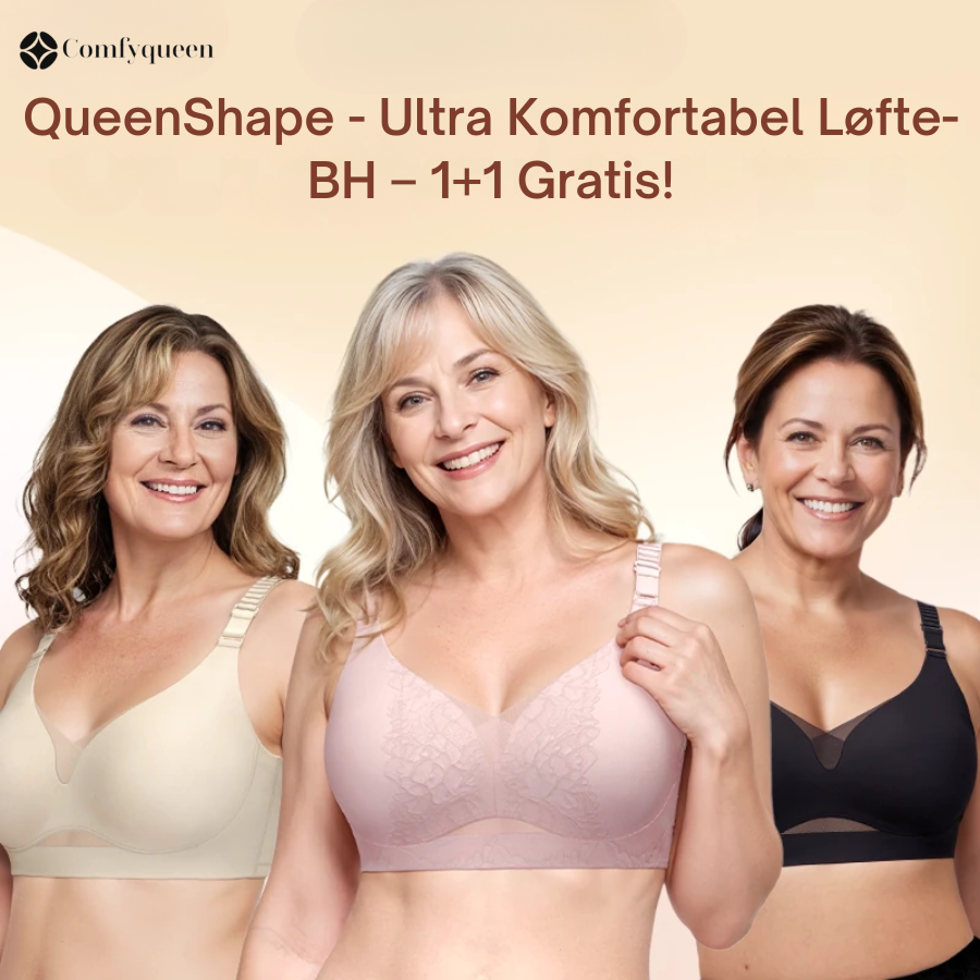 QueenShape - Ultra Komfortabel Løfte-BH – 1+1 Gratis!