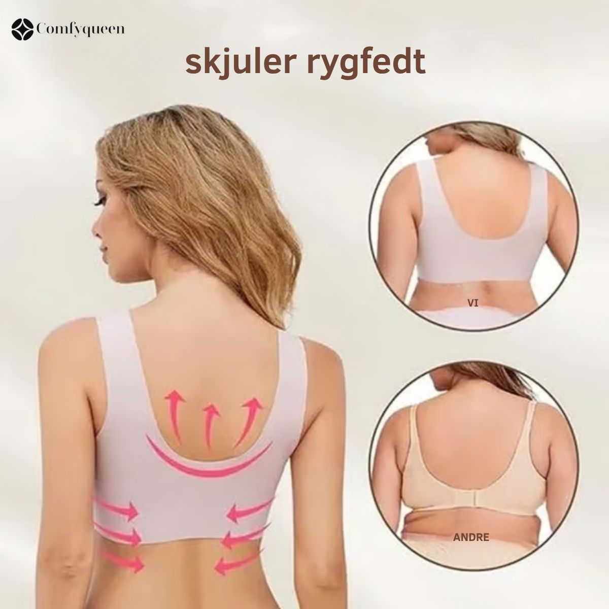 Ultra Komfortabel Løfte-BH – 1+1 Gratis!