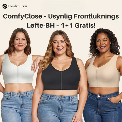 ComfyClose – Usynlig Frontluknings Løfte-BH – 1+1 Gratis!