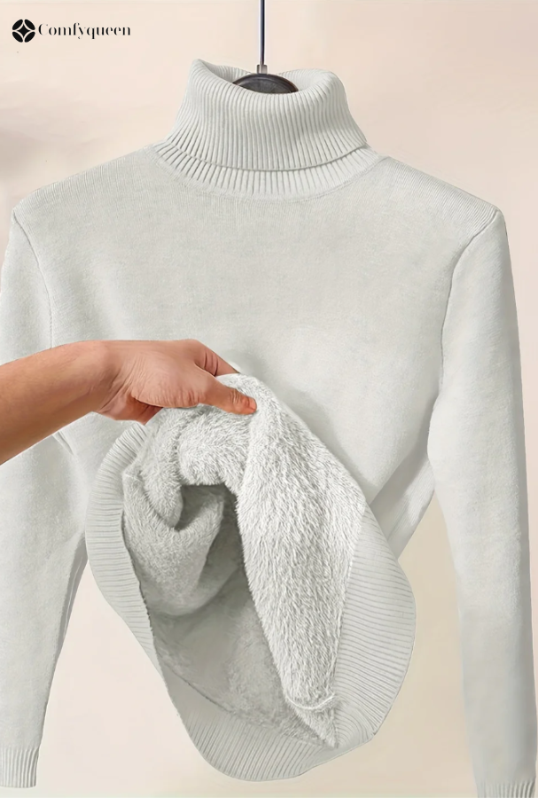 Comfy Elegance - Varm Rullekrave Sweater