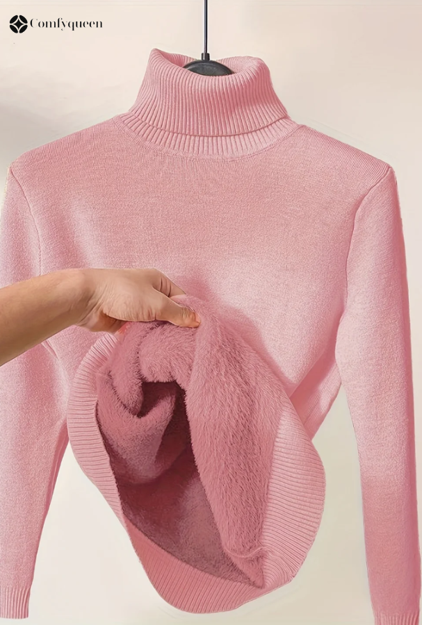 Comfy Elegance - Varm Rullekrave Sweater
