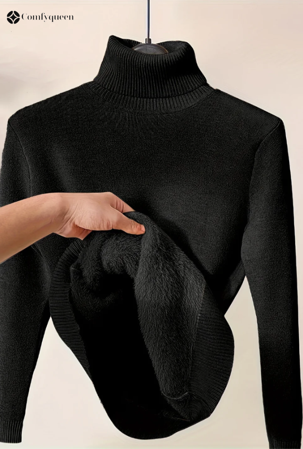Comfy Elegance - Varm Rullekrave Sweater