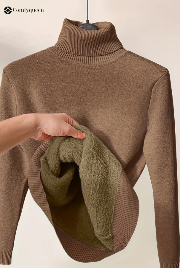 Comfy Elegance - Varm Rullekrave Sweater